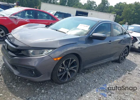 2019 Honda Civic Sport из США, поврежденный, VIN 2HGFC2F89KH596588